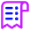 Receipt 1 Icon from Core Neon Set