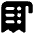 Receipt 1 Icon from Core Solid Set