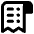 Receipt 1 Icon from Core Remix Set