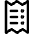 Receipt 2 Icon from Core Line Set
