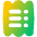 Receipt 2 Icon from Flex Gradient Set