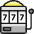 Casino 777 Slot Machine Icon from Ultimate Colors Set