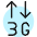 Cellular Network 3g Icon from Ultimate Colors Set | Free Download as SVG Vector and Transparent PNG | Streamline icons