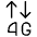 Cellular Network 4g Icon from Ultimate Light Set | Free Download as SVG Vector and Transparent PNG | Streamline icons