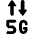 Cellular Network 5 G Icon from Ultimate Bold Set