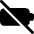 Battery Slash No Icon from Ultimate Bold Set