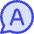 Chat Bubble Answer Circle Icon from Core Duo Set