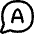 Chat Bubble Answer Circle Icon from Flex Line Set