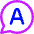 Chat Bubble Answer Circle Icon from Core Neon Set