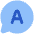 Chat Bubble Answer Circle Icon from Plump Flat Set