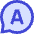 Chat Bubble Answer Circle Icon from Sharp Duo Set