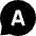 Chat Bubble Answer Circle Icon from Sharp Solid Set