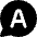 Chat Bubble Answer Circle Icon from Core Solid Set