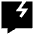 Chat Bubble Crack Square Icon from Sharp Solid Set