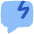 Chat Bubble Crack Square Icon from Flex Flat Set