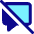 Chat Bubble Disable Square Icon from Core Pop Set