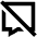 Chat Bubble Disable Square Icon from Sharp Remix Set