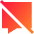 Chat Bubble Disable Square Icon from Sharp Gradient Set