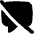 Chat Bubble Disable Square Icon from Flex Solid Set