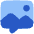 Chat Bubble Mms Media Photo Icon from Plump Flat Set