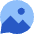 Chat Bubble Mms Media Photo Circle Icon from Sharp Flat Set
