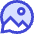 Chat Bubble Mms Media Photo Circle Icon from Sharp Duo Set