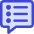 Chat Bubble Notes Icon from Core Duo Set