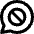Chat Bubble Oval Block Icon from Core Remix Set