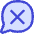 Chat Bubble Oval Delete Icon from Flex Duo Set