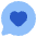 Chat Bubble Oval Favorite Heart icon - Free transparent PNG, SVG. No sign up needed.