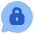 Chat Bubble Oval Lock icon - Free transparent PNG, SVG. No sign up needed.