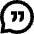 Chat Bubble Oval Quotation Icon from Sharp Remix Set