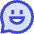 Chat Bubble Oval Smiley 2 Icon from Sharp Duo Set | Free Download as SVG Vector and Transparent PNG | Streamline icons