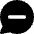 Chat Bubble Oval Subtract Icon from Core Solid Set