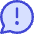 Chat Bubble Oval Warning icon - Free transparent PNG, SVG. No sign up needed.