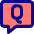 Chat Bubble Question Icon from Core Pop Set