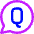 Chat Bubble Question Circle Icon from Core Neon Set
