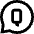 Chat Bubble Question Circle Icon from Sharp Line Set