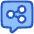 Chat Bubble Share Reviews Icon from Plump Duo Set