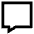 Chat Bubble Square Icon from Sharp Line Set