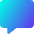 Chat Bubble Square Icon from Core Gradient Set