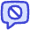 Chat Bubble Square Block Icon from Flex Duo Set