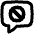 Chat Bubble Square Block Icon from Flex Remix Set