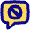 Chat Bubble Square Block Icon from Flex Pop Set