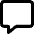 Chat Bubble Square Icon from Core Remix Set