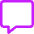 Chat Bubble Square Icon from Core Neon Set