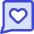 Chat Bubble Square Favorite Heart icon - Free transparent PNG, SVG. No sign up needed.