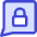 Chat Bubble Square Lock icon - Free transparent PNG, SVG. No sign up needed.