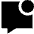 Chat Bubble Square Notification Icon from Sharp Solid Set