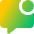 Chat Bubble Square Notification Icon from Core Gradient Set